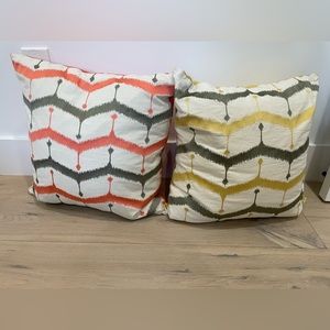 West Elm Decor pillows (set of 2)